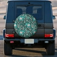 thumbnail image 3 of Kll Lephants In The Jungle Tire Cover,Universal Wheel Tire Cover For Trailer, Rv, Suv, Truck,Camper And Many Vehicle,(16 Inch), 3 of 7