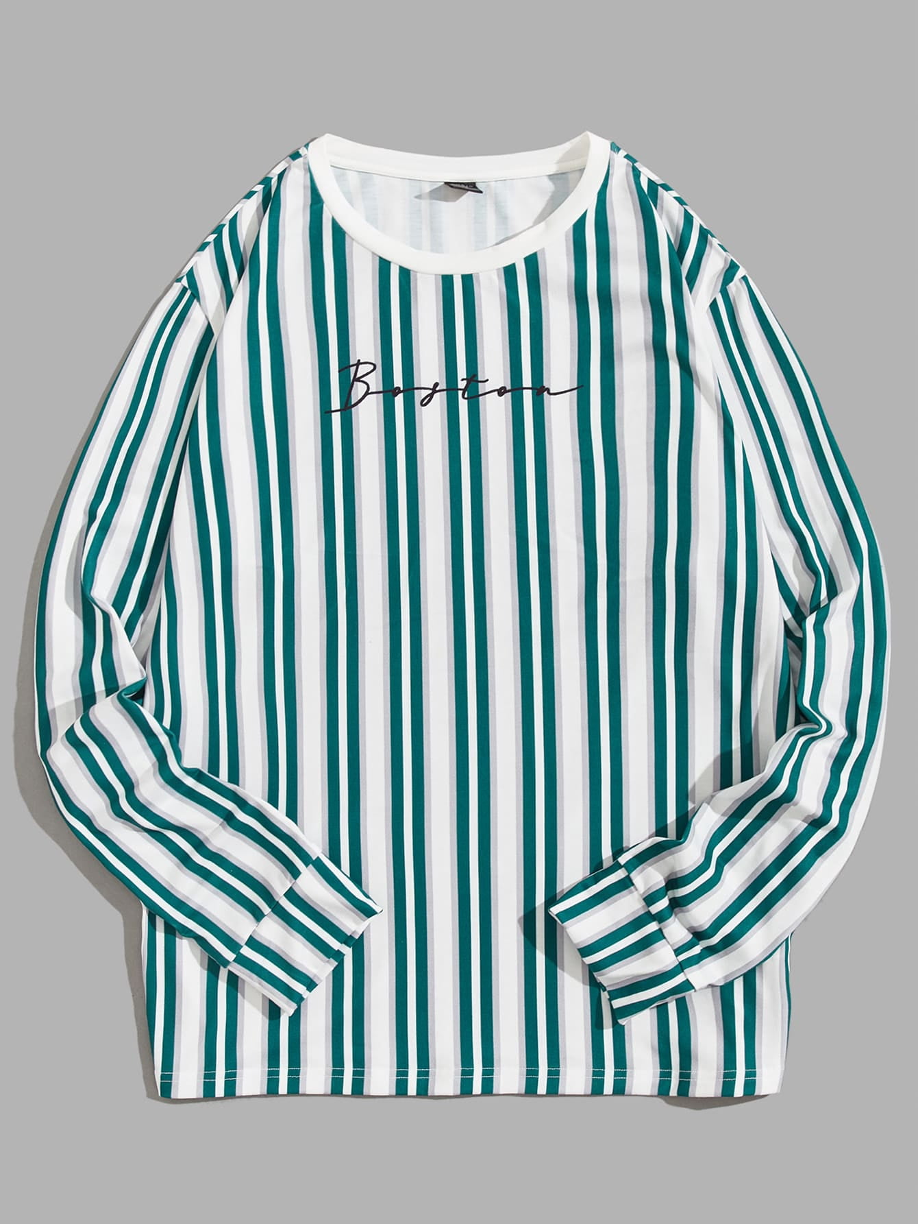 Multicolor Preppy Men Vertical Striped 