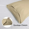 thumbnail image 4 of PiccoCasa Soft 1800 Series Microfiber Long Pillowcases Full-Size, 4 of 10