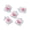 Light Sky Blue, variant on 100pcs Sweet Candy Pendants Colorful Strawberry Charms 22x16mm Resin Jewelry-Pink