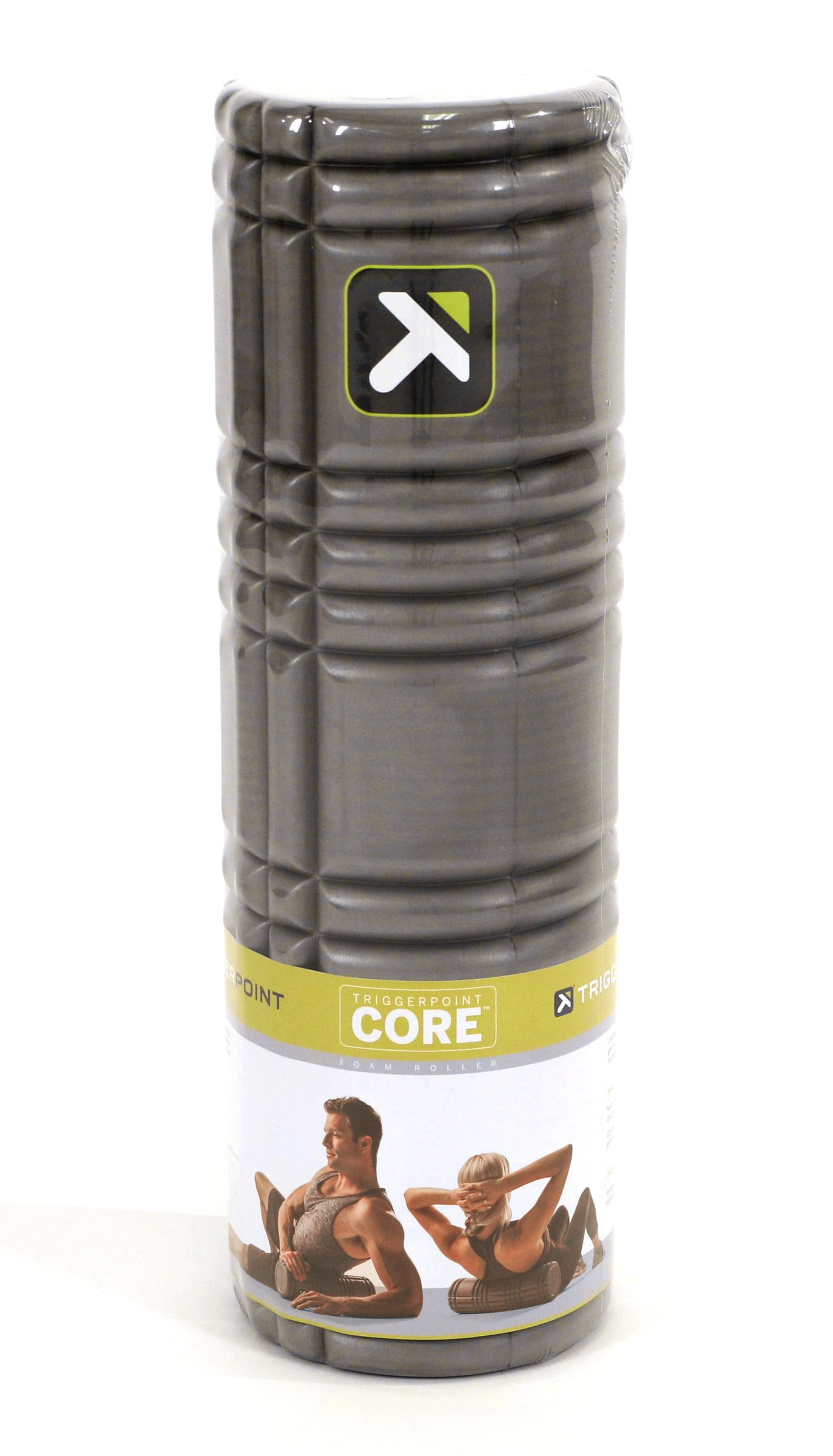 TriggerPoint Deep Tissue Massage Foam Core Grid Roller 18". Gray