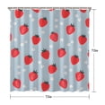 thumbnail image 5 of Strawberry Plants Fruit Flower Shower Curtain 72"x72" ,Bathroom Decorative Shower Curtains Set with 12 Hooks,Modern Waterproof Washable Shower Curtain, 5 of 6
