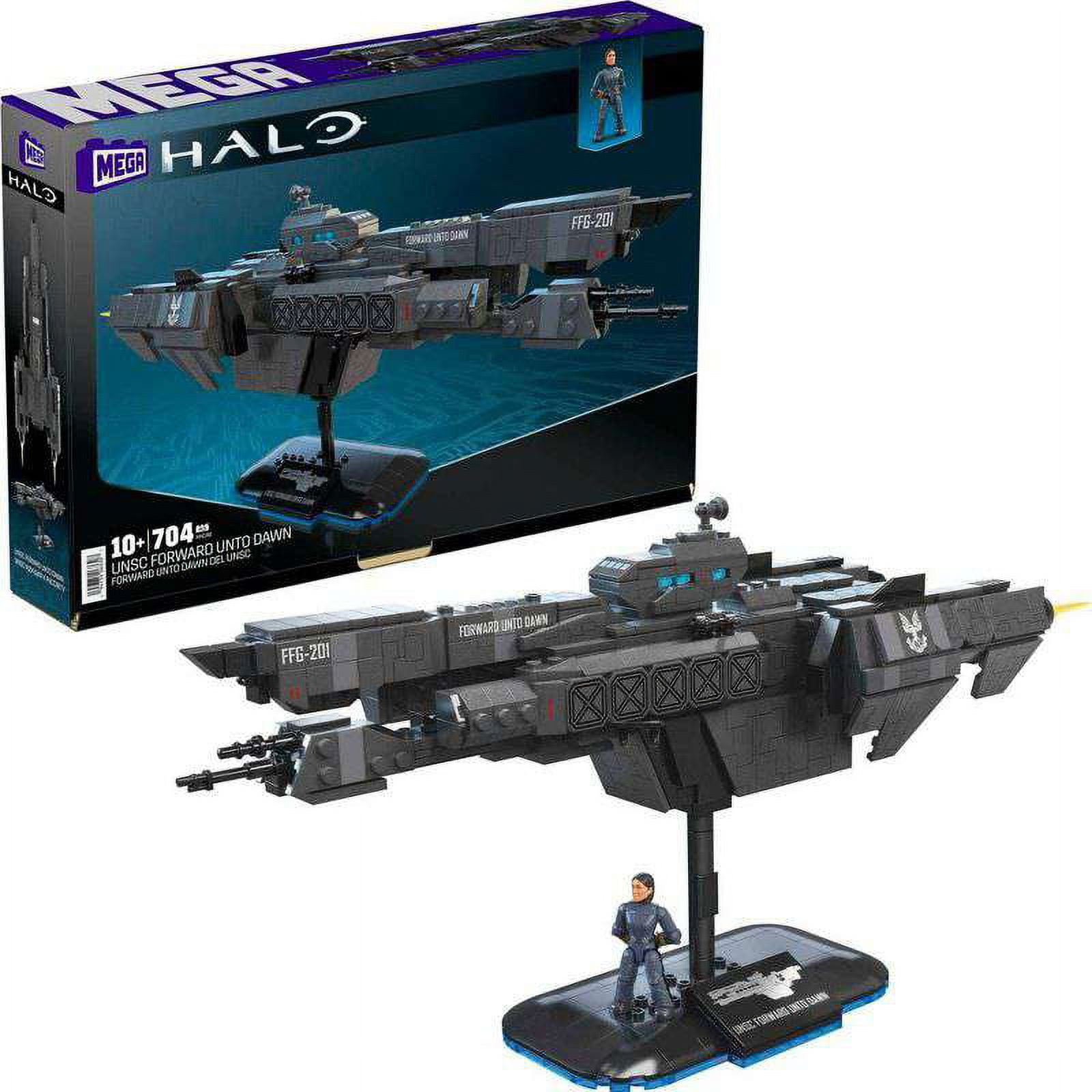 Mega Halo UNSC Forward shops Unto Dawn 704.pcs Ages 10+