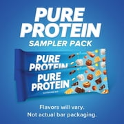 Pure Protein Variety Pack - 12 Count Box | 20g High Protein, Gluten-Free, On-the-Go Snack | Ideal Pre & Post-Workout Fuel | Low Sugar, Great Taste!