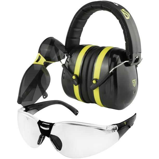 TRADESMART Hearing Protection/Ear and Eye Protection for Shooting Safety Ear Muffs & Shooting
