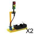 thumbnail image 1 of Juguetes con semáforos,Experimento de física con juguetes de semáforos hechos en casa,Kit de experimento de circuito de física,juguete educativo,Experimento científico con modelo de, 1 of 8