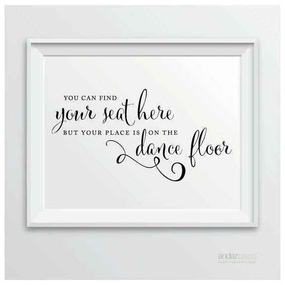 Andaz Press Wedding Table Decorations Party Banner, Wood White