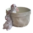 thumbnail image 1 of EGNMCR Room Decor, Home Decor Pots Of Rabbit For Indoor And Outdoor Patio Cute Rabbit Succulents Animals Rabbits Potted Plants Decorative Resin With Hole For Home Balcony Art rabbit potted plants, 1 of 6