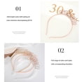 thumbnail image 4 of Sonducket Fabulous Sash Shoulder Strap Crystal Hair Hoop Accesorios universales para fiestas de cumpleaños 18 años Regalo de ducha para Ropa, zapatos y accesorios Miscelánea 60, 4 of 6