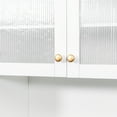 thumbnail image 4 of Noble House Junton 70.9" Farmhouse Pantry Cabinet with Doors, Pull-Out Multi-Tier Shelves, Wooden Storage Shelf, White, 4 of 13