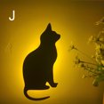 thumbnail image 2 of CAROOTU Voice Light Sensor Switch Cat Night Light LED Projection Light Wall Lamp Silhouette Lights Animal, 2 of 6