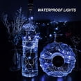 thumbnail image 3 of Gustave 6 Pack 15LEDs Wine Bottle Cork Lights AA Battery Powered, 1.5M String Fairy Lights for DIY, Table Decorations, Wedding, Dancing, Party, Festival "Cool White", 3 of 9