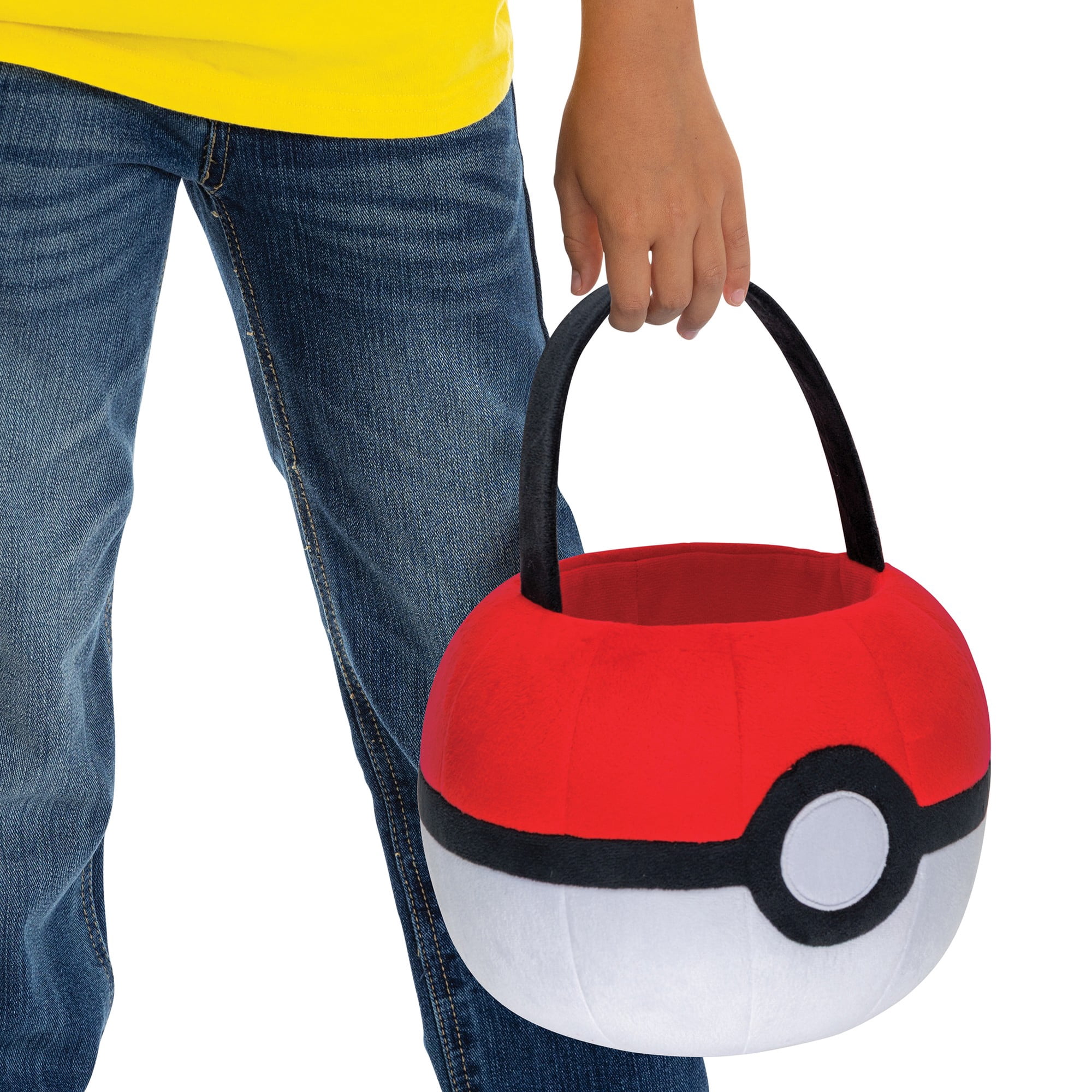 Pokémon Spring Plush Poké Ball Basket with Soft Carry Handle