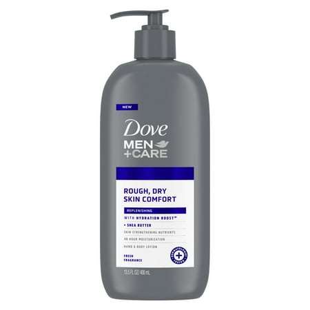 Dove Men+Care Skin Comfort Non Greasy Men s Hand & Body Lotion Dry Skin Fresh 13.5 oz
