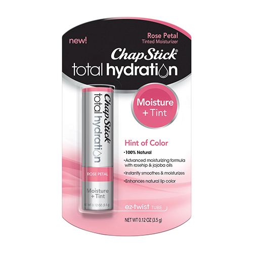 Chapstick Total Hydration Tinted Lip Balm, Rose Petal, 0.12 Oz