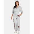 thumbnail image 2 of Mickey Mouse Women's Graphic Joggers, 29" Inseam, Sizes XXS-XXL, 2 of 5