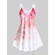 thumbnail image 1 of Vestido de Sol Talla Extra con Estampado Floral con Curvo en Espalda Rosegal  Vestidos florales de talla grande, 1 of 5