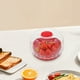 thumbnail image 4 of Contenedores para guardar verduras con tapas herméticas para refrigerador | Contenedor reutilizable para frutas: cebollas, aguacates, tomates y limones | Conservador de alimentos frescos, 4 of 5