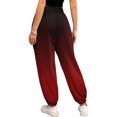 thumbnail image 3 of Giftesty Womens Pants Clearance!Womens Gradient Sweatpants Loose Fit Lounge Trousers with Pockets High Waist Pants, 3 of 5