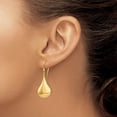 thumbnail image 3 of 14k Polished Abstract Wire Earrings, 3 of 4
