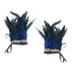thumbnail image 4 of Puños de muñeca Fernando 2 piezas de felpa con plumas artificiales Steampunk gótico para baile de graduación Rave, 4 of 8