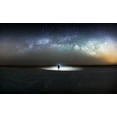 thumbnail image 2 of Babaei, Hosein 24x16 White Modern Wood Framed Museum Art Print Titled - Dusty Desert, 2 of 4