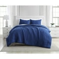 thumbnail image 2 of Ramallah Trading Company, Inc. Greenport Crinkle Comforter Set with Shams Navy Queen, 2 of 5