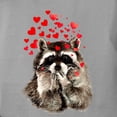 thumbnail image 3 of CafePress - Raccoon Blowing Kisses Cute Animal Love T Shirt - Womens Comfort Colors® Shirt, 3 of 4