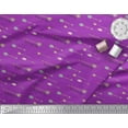thumbnail image 2 of Soimoi Purple Georgette Viscose Fabric Text & Arrow Tribal Decor Fabric Printed Yard 42 Inch Wide, 2 of 3