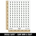 thumbnail image 2 of Number 3 Three Cute Typewriter Font 200+ Round Stickers - White - Matte Finish - 0.50" Size, 2 of 3