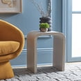 thumbnail image 2 of SAFAVIEH Liasonya Curved White Wash End Table, White Washed, 2 of 8