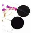 thumbnail image 3 of Black Round Soft Powder Puff Accessory For Cosmetic Makeup 5pcs, 3 of 4