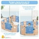 thumbnail image 5 of Parque Plegable para Niños Costway con 16 Paneles y Cierre de Seguridad Centro Actividad Forma Regulable, 5 of 10