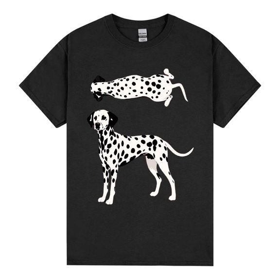 Dalmatian Dog Graphic T-Shirt, Dalmatian Lover Tee, Dog Mom Gift for Pet Lovers