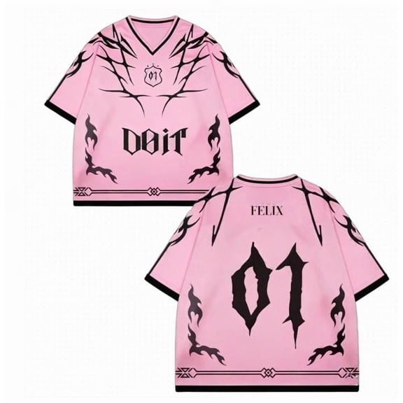 SKZ Do It Merch Shirt Unisex Tops Tee Outdoor Tee Fashion V-Neck T-Shirt Clothes y2k Top Sportswear