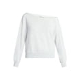 thumbnail image 4 of No Boundaries Off-the-Shoulder Sweatshirt with Long Sleeves, Women’s XXS-XXL, 4 of 4