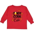 thumbnail image 3 of Inktastic Candy Corn Cutie with Stars Girls Long Sleeve Toddler T-Shirt, 3 of 5
