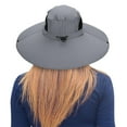 thumbnail image 6 of HJYCHN Breathable Sun Hat For Outdoor Activities UPF 50 Wide Brim Design For Men And Women GY1 One Size, 6 of 6