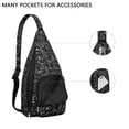 thumbnail image 3 of Science Classroom Sling Backpack - Educational Biology & Physics Design, Fashionable Anti-Theft Pack for Commuters, 3 of 4