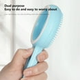 thumbnail image 3 of Pgyong Clearance! Pet Grooming Brush Double Sided Shedding and Dematting Undercoat Rake Comb for Dogs and Cats Extra Wide Dog Grooming Brush Dog Shedding Brush, 3 of 4