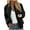 Black, variant on Fesfesfes Coat for Women Casual Round Neck Long Sleeve Pullover Colorblock Tops Blouse Jackets