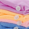 thumbnail image 3 of Microfiber Hair Towels for Quick Dry Hair 4 Pack, 3 of 3