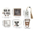 thumbnail image 6 of Coffee Bar Decoration Set with Mini Coffee Cups for Home Party Decor, 6 of 7