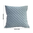 thumbnail image 3 of Textured Knit Throw Pillow Cover Soft Square Decorative Cushion Case for Outdoor Patio Sofa Couch and Home, 3 of 7