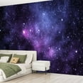 thumbnail image 2 of Peel and Stick Wallpaper Space galaxy Modern Art Wall Mural Decor Self Adhesive and Removable 69in x 98in, 2 of 8