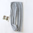 thumbnail image 2 of Mepaouo Women's Warm Plush Pajama Pants Soft Fluffy Pajama Sleep Pants Bottoms Sleepwear(Gray,XL), 2 of 6