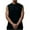 Black, variant on Wyobmus Mens Workout Gym Tank Top Oversized Sleeveless Cut Off Muscle Shirts High Neck Tshirts Loose Fit Tees S-2X Black