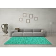 thumbnail image 3 of Ahgly Company Indoor Rectangle Abstract Light Blue Contemporary Area Rugs, 8' x 10', 3 of 4