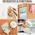 thumbnail image 3 of Shell Beach Summer Time Tea Towels Set of 1 Seaside Kitchen Dish Cloth with Hanging Loop, 18"x28"Lint-Free Absorbent Towel for Kitchen Drying Wiping and Cleaning, 3 of 6