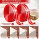thumbnail image 2 of 28PCS Protectores de Esquinas de Muebles, Esquineros Protectores Bordes, Tira Protectora Borde 2m*2 + 26 Esquinas, Protector de Mesa Transparente PVC Cortable para Chimenea, Escalera, 2 of 4